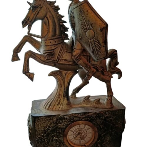 Hodiny rytíř na koni