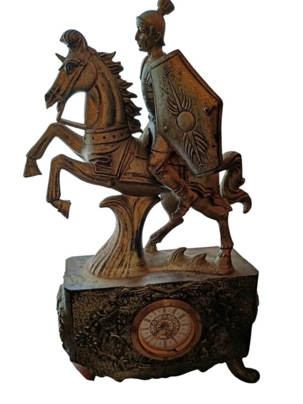 Hodiny rytíř na koni