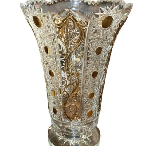 Váza broušené sklo