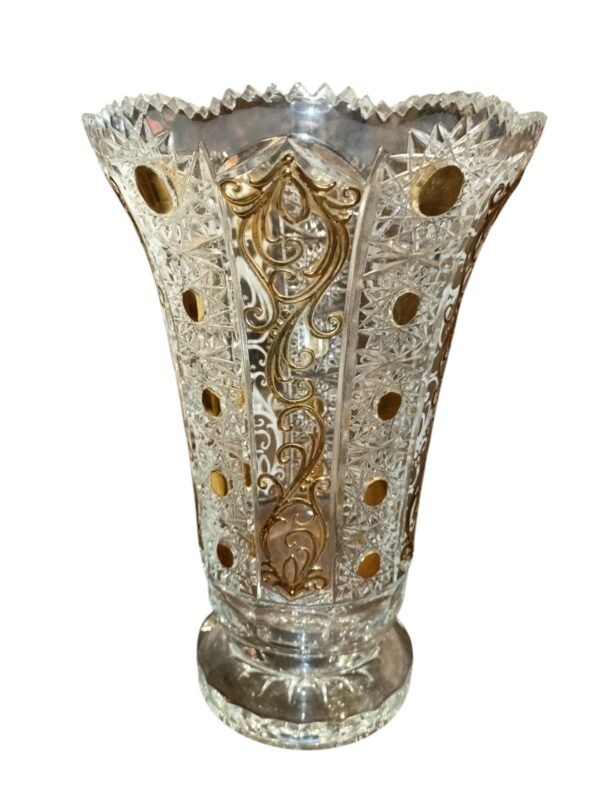 Váza broušené sklo