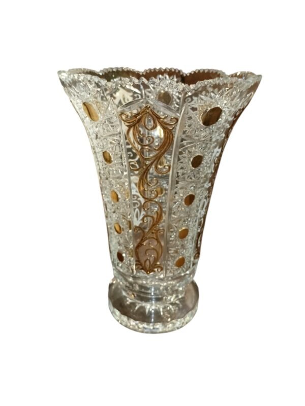 Váza broušené sklo