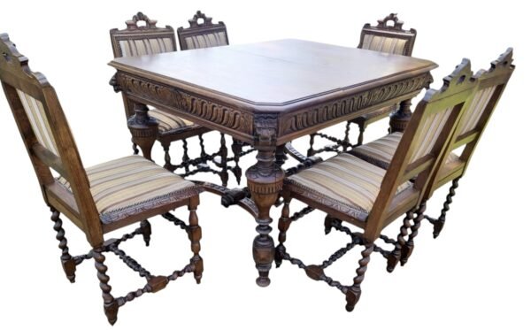 Rustikální jídelní sestava